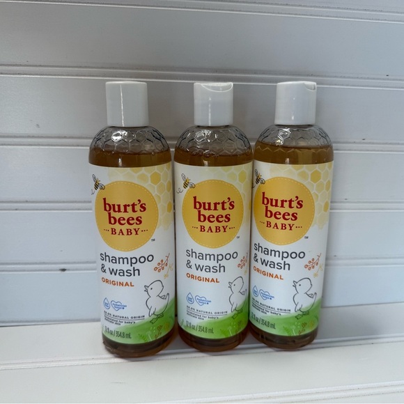 Burts Bees Baby Other - Burt's Bees Baby Shampoo and Wash Original 99% Natural 12 oz. Each X3 NEW 1572